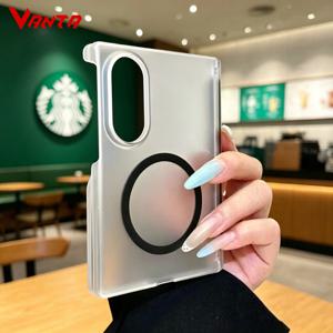 Z Fold 8 와이드용 Magsafe 매트 반투명 힌지 보호 케이스 삼성 갤럭시 Z Fold8 울트라 폴드 7 6 마그네틱 하드 커버