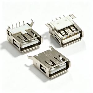 10개 USB 2.0 4핀 A SMD 타입 암 소켓 커넥터 G54 2피트 90 180도 데이터 전송 충전