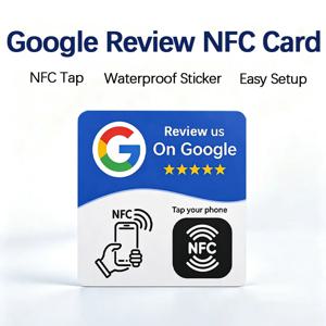 구글 리뷰 NFC 카드 NFC 탭 리뷰 표시 구글 리뷰 스티커 비즈니스 피드백 NFC 카드 방수 스티커 간편한 설치