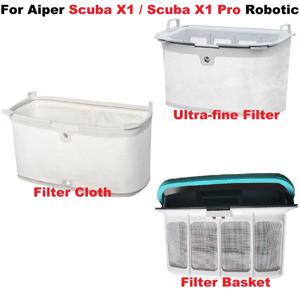 Aiper Scuba X1/Scuba X1 Pro 로봇 수영장 청소기용 고품질 스쿠버 X1 초미세 필터 천 및 필터 바구니