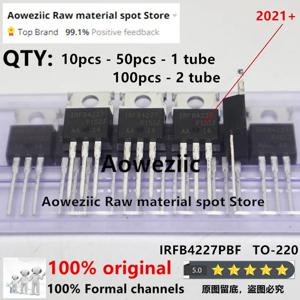 Aoweziic 2024+ 100% 신규 수입 오리지널 IRFB4227PBF IRFB4227 FB4227 TO-220 N 채널 200V 65A MOS 튜브 PDP 스위치