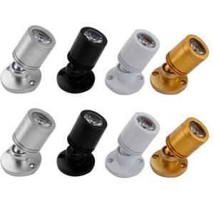 4PCS LED 스포트라이트 미니 LED 천장 조명 1W 3W AC85-265V 캐비닛 카운터 쇼케이스용 표면 장착 전구