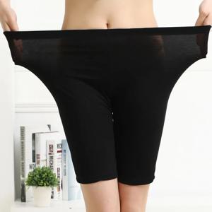 플러스 사이즈 5XL 여름 안전 바지 여성 원활한 속옷 반바지 모달 길게 Boyshort 팬티