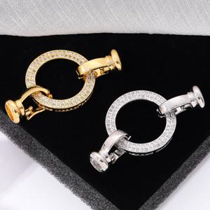 Juya 18K 골드 실버 도금 장식 커넥터 패스너 클로저 후크 걸쇠 액세서리, DIY 바느질 구슬 보석 만들기