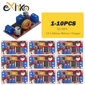 1/5/10pcs XL4015 5A DC-DC 전력 변환기 8-34V ~ 1.25-32V CC CV LED 드라이버 스텝 다운 충전 보드 리튬 충전기 모듈