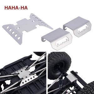 스테인레스 스틸 SCX10 III 액슬 프로텍터 스키드 플레이트 섀시 갑옷 1/10 RC 크롤러 자동차 CJ7 (AXI03008) 업그레이드 부품