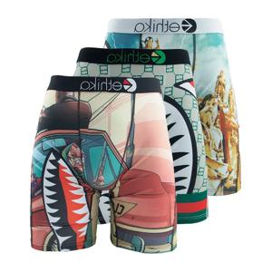 섹시한 남성 속옷 복서 반바지, Cueca 남성 프린트 팬티 란제리, 언더팬츠 복서 반바지, 플러스 사이즈 복서 브리프 XXXL, 3 개