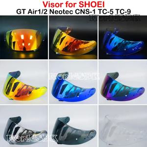 광변색 바이저 렌즈 도금 렌즈 케이스, Shoei GT-Air Gt Air2 Neotec CNS-1 CNS1 TC- 5 TC- 9 헬멧 야간 투시 렌즈용