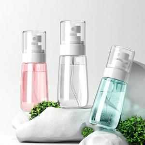 2pcs 휴대용 투명 스프레이 병 여행 30/60/100ml 향수 분무기 디스펜서 병 안개 토너 로션 빈 리필 용 병