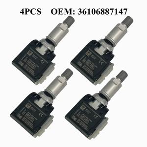TPMS 36106887147 타이어 압력 센서, BMW F40 G20 G22 G30 G11 F12 G32 G15 G01 G05 X3 X4 X5 X6 X7 6887140-01, 433MHZ, 4 개