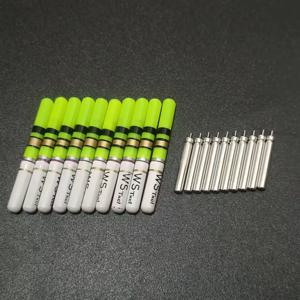 10pcs 라이트 스틱 녹색/빨간색 CR322 배터리 LED 램프 Lightstick 빛나는 밤 낚시 태클 액세서리 J553