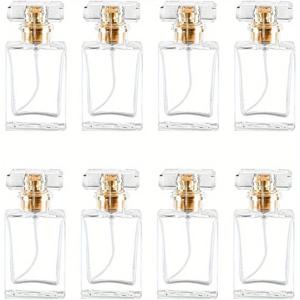 8pcs 30ml 유리 향수 병 빈 리필 가능 명확한 여행 향수 스프레이 분무기 병 향수 병 분무기 컨테이너