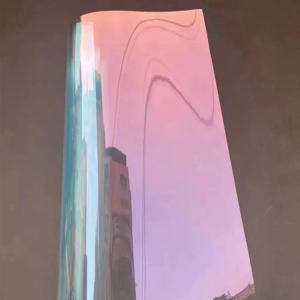 52cm x 152/300/600cm 새로운 레드 카멜레온 VLT 85% 앞 유리 호일 자동차 사이드 앞 유리 보호 태양 선 루프 색조 필름 UV 증거