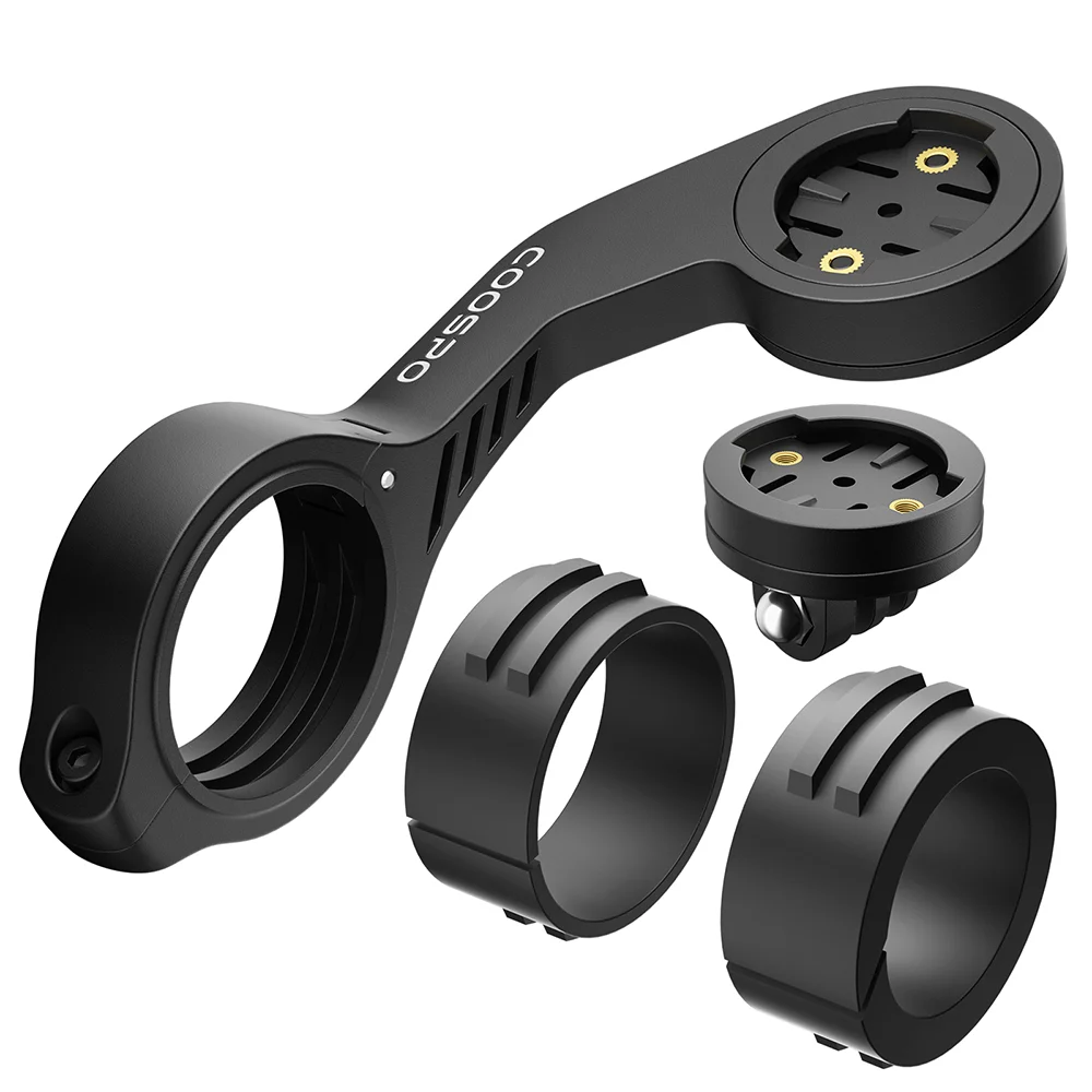 COOSPO 자전거 컴퓨터 아웃 프론트 마운트 MT5S 브래킷 도로 MTB 홀더 핸들 바 어댑터 Garmin Gopro 25.4mm/31.8mm와 호환 가능