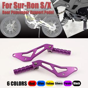 SURRON Sur-Ron Light Bee X 및 Segway X160 X260 오토바이 뒷좌석 승객 발판 페달 레스트 브래킷 오프로드 전동