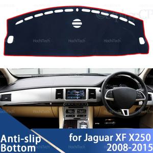 재규어 XF X250 2008-2015 LHD RHD 대시보드 커버 대시보드 매트 카펫 패드 쉐이드 케이프 블랭킷 자동차 액세서리 2012 2013 2014
