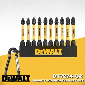 디월트 DT7274 50mm 포지 & 고강도 스크루드라이버 비트 세트 PZ1 PZ2 PH2 고속도강 비트 전동 공구 액세서리 DT7274-QZ