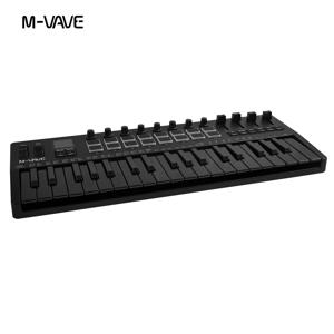 M-VAVE SMK-37 PRO 37키 USB MIDI 컨트롤러 (16개 RGB 패드 및 8개 노브 포함)는 WINDOWS, MAC, IOS, Android 소프트웨어 작동을 지원합니다.
