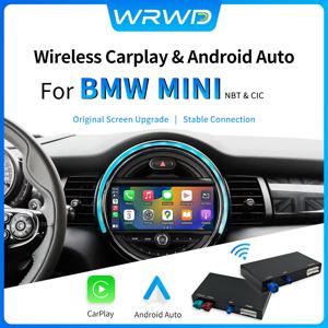 BMW 미니 쿠퍼 NBT CIC R55 R56 R57 R58 R59 R60 R61 F54용 무선 CarPlay 안드로이드 오토 에어플레이 미러링크 기능 박스
