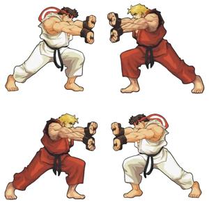 19cmx17cm 자동차 스티커 - 아케이드 게임 류 켄 마스터스 재미있는 창의적인 데칼 자동차 스크래치 커버 튜닝 스타일링 스트리트 아트 자동차 데칼