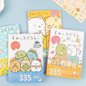 335개/팩 귀여운 스미코구라시 장식 스티커 북 스크랩북 라벨 다이어리 문구 앨범 전화기 저널 플래너