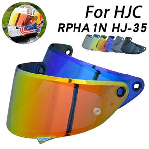 HJC RPHA 1N Rpha1N HJ-35 HJ 35 헬멧 바이저 Sunshield 오토바이 고글 도금 Anti UV Casco Moto Visera 용 RPHA 1N 바이저