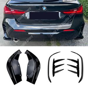 BMW 1 시리즈 F40 M135i 128ti M-PCAK 2019-2023용 리어 범퍼 스플리터 립 바디 키트 스포일러 에어 벤트 커버 스티커 장식