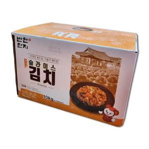 반찬단지 슬라이스김치 10kg(+아이스박스)