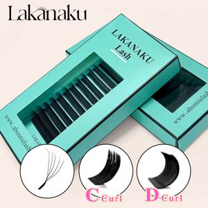 라카나쿠 U 5D W 클로버 속눈썹 연장 Cilios Extensiones Lash W-형 블룸 5D 속눈썹 천연 프리메이드 인조 속눈썹