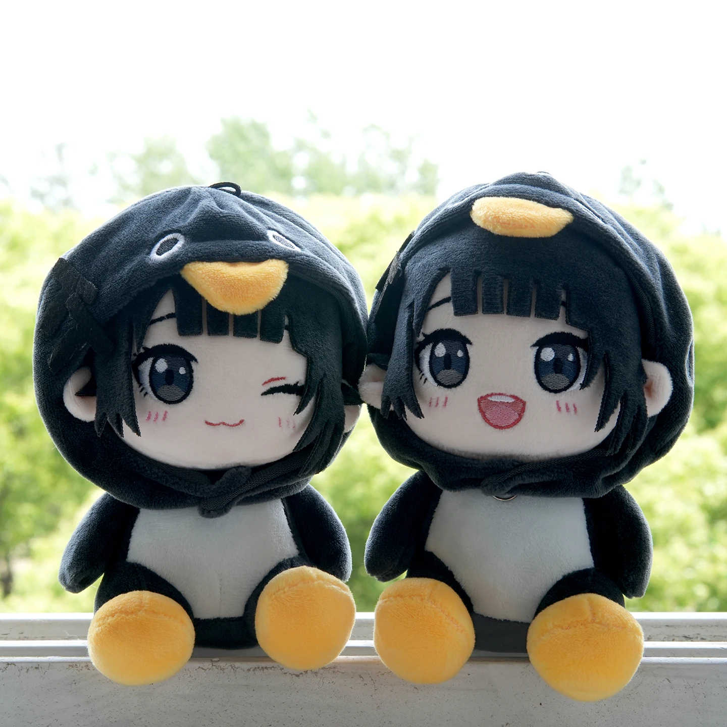 TreasuringU Gugu Gaga 플러시 장난감 귀여운 펭귄 Gugugaga 인형 만화 Meme 동물 플러시 가방 장식 생일 선물