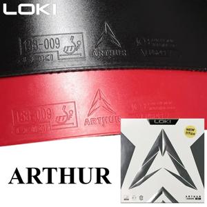 LOKI ARTHUR EUROPE DIAMOND 탁구 고무 시트 논스티키 피프스인 TTF 승인 탁구 고무(카본 케이크 스펀지 포함)