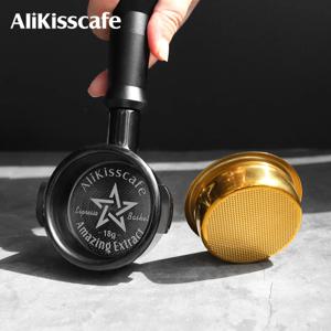 AliKisscafe 에스프레소 포터필터 바스켓 51mm 54mm 58mm Delonghi Breville E61 커피 머신 액세서리 바리스타 도구용 정밀 도구