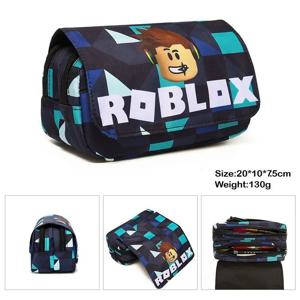 Robloxs Blox Fruits 크리 에이 티브 만화 연필 케이스 초등학생 만화 게임 연필 케이스 학교 가방 Mochila