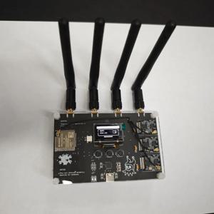 완성된 RF CLOWN V2.0 ESP32 무선 키트, 3개의 NRF24L01 BLE 블루투스, OLED 포함
