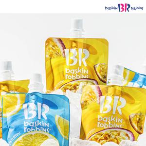 베스킨라빈스 워터젤리 (블랙소르베 / 패션푸르트)100ml X 10팩