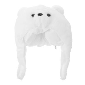 북극곰 모자, 동물 머리 장식, 파티용 모자, 부드럽고 가벼운 소재, 사진 촬영 소품, 코스프레용 북극곰 머리 장식, 가면 무도회용 모자, 휴일 의상