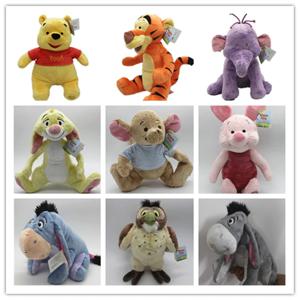 1 조각 위니 푸우 Eeyore 당나귀 Tigger Piglet 돼지 토끼 Heffalump 코끼리 올빼미 플러시 장난감 귀여운 인형 동물 어린이 장난감
