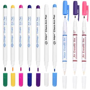 1/3pcs 사라지는 지울 수있는 잉크 패브릭 마커 펜 크로스 스티치 물 지울 수있는 펜 재단사의 퀼트 바느질 도구 양재