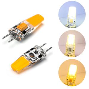 5W 미니 GY6.35 LED 실리콘 크리스탈 전구 AC/DC 12V 1508 깜박임 없음 차가운 따뜻한 흰색 할로겐 50W 샹들리에 램프 교체