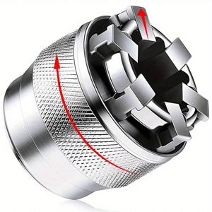 조정 가능한 범용 소켓 렌치 그립 어댑터, 10-19mm 육각 머리 너트 및 볼트 드라이버 도구, 3/8