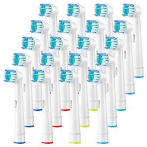 Oral B Braun 전동 칫솔 브러시 헤드 리필과 호환되는 교체 칫솔 헤드 1000 1500 3000 7000 7500 8000