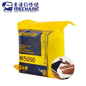 MECHANIC HK5090 무진 천, 매우 부드러운 LCD 스크린, 클린룸 와이퍼, 휴대폰 패드, 태블릿 카메라 청소용, 4 인치, 10x10cm