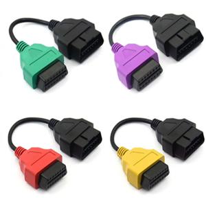 피아트ECUScan 어댑터 OBD OBD2 커넥터 에어백 OBD2 스캐너 진단 케이블 (피아트 ECU 스캔 툴용)