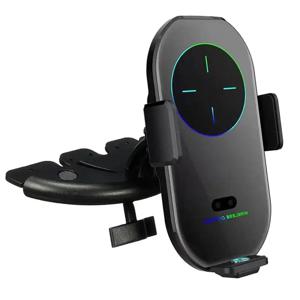 15W Qi 무선 고속 충전기 CD 슬롯 전화 홀더 자동차 자기 공기 환기 마운트 충전기 스마트 센서 전화 홀더