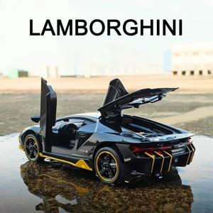 1:32 람보르기니 LP770 LP750 자동차 합금 스포츠카 모델 다이캐스트 사운드 슈퍼 레이싱 리프팅 테일 어린이를위한 뜨거운 자동차 바퀴 선물