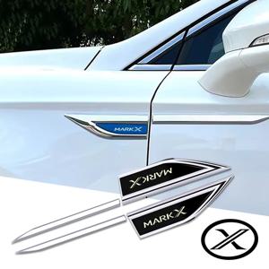 도요타 MARKX MARK-X grmn 프리미엄 350s 300g 페이스리프트, 사이드 도어 블레이드, 자동차 스티커, 자동차 액세서리, 2 개