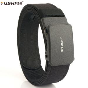 TUSHI 남성용 하드 전술 벨트, 금속 자동 버클, IPSC 건 벨트, 1100D 나일론 밀리터리 벨트, 야외 스포츠 거들, 신제품