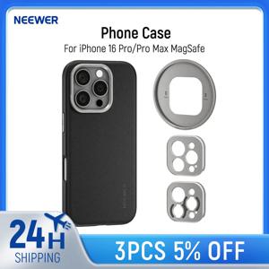 Neewer 16 Pro/Pro Max 전화 케이스, iPhone 16 Pro/Pro Max MagSafe Moment 용 67mm 필터 렌즈 용 TPU/PC 보호용 전화 커버