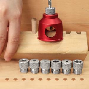 3-10mm 드릴 고정 장치 포켓 홀 지그 수직 드릴 가이드 로케이터 Doweling Jig 포지셔너 스트레이트 앵글 가이드 홀 펀처 도구
