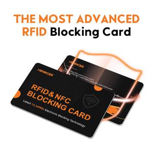 RFID 차단 카드 비접촉식 NFC 직불 신용 카드 여권 보호기 차단기 세트 스마트 도난 방지 디자인 RFID 차단기